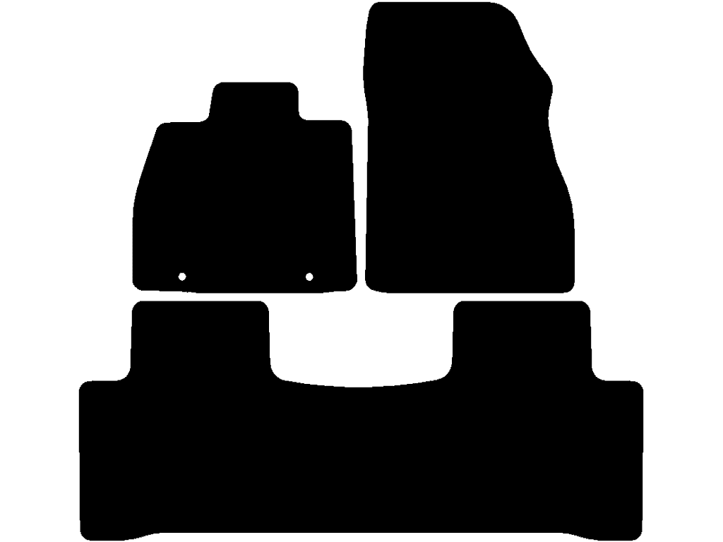 Zonder bevestiging op de achtermat