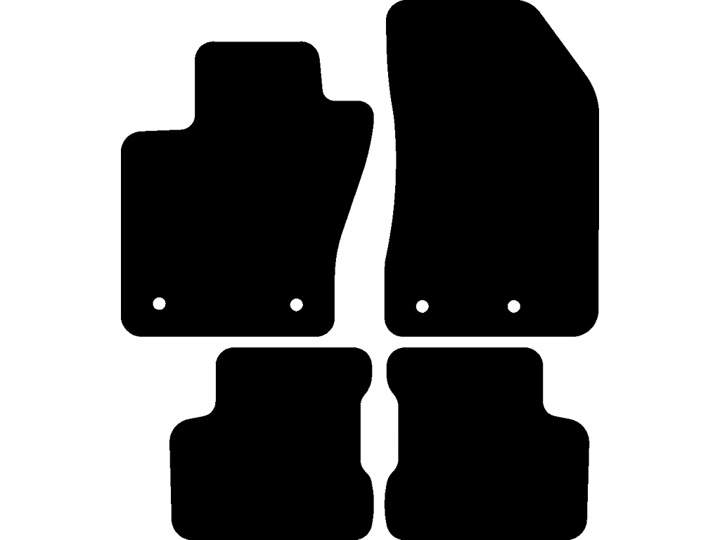 Afstand bevestigingspunten (bijrijder) 18 cm | Variant 2