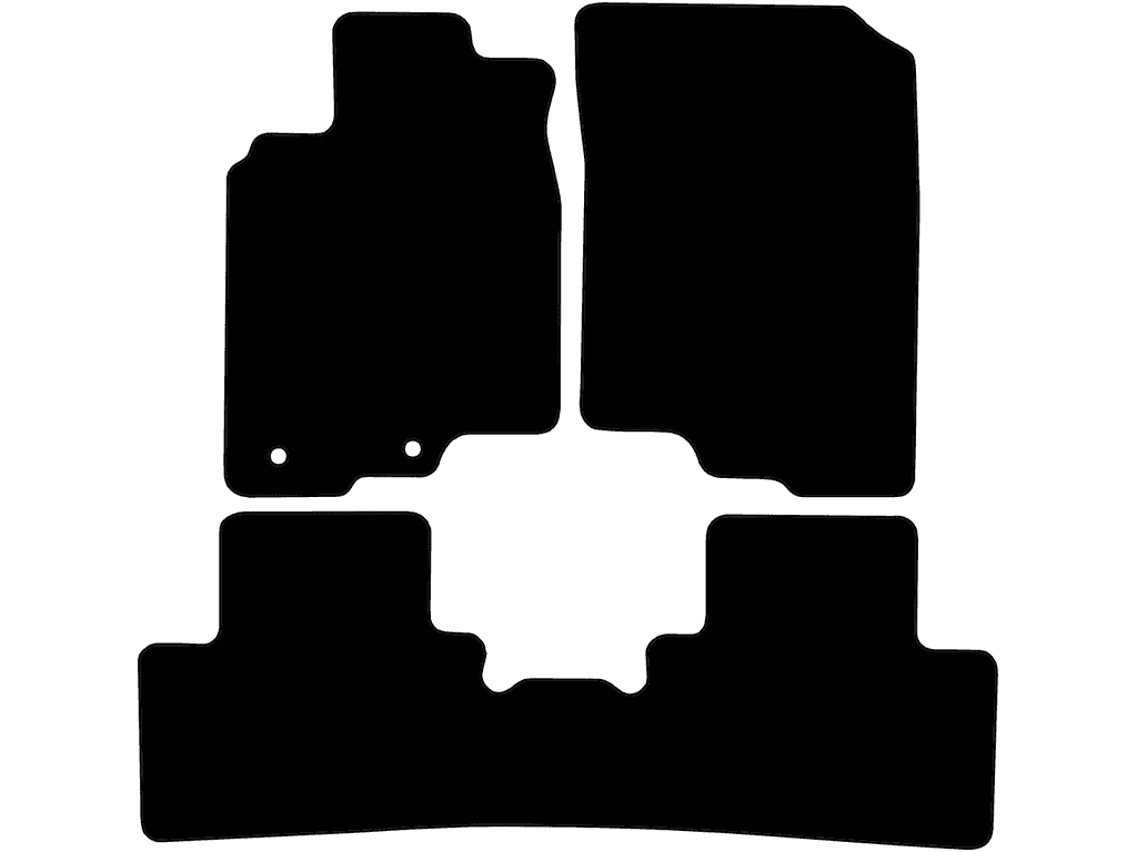 Bijrijder zonder bevestiging | Bevestigingssysteem: Clips