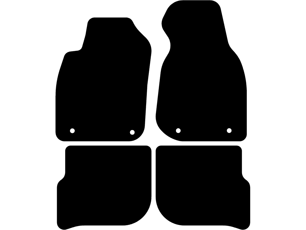 Avant / Limousine | Bevestigingssysteem: Clips (met oog) | Zonder bevestiging op de achtermatten