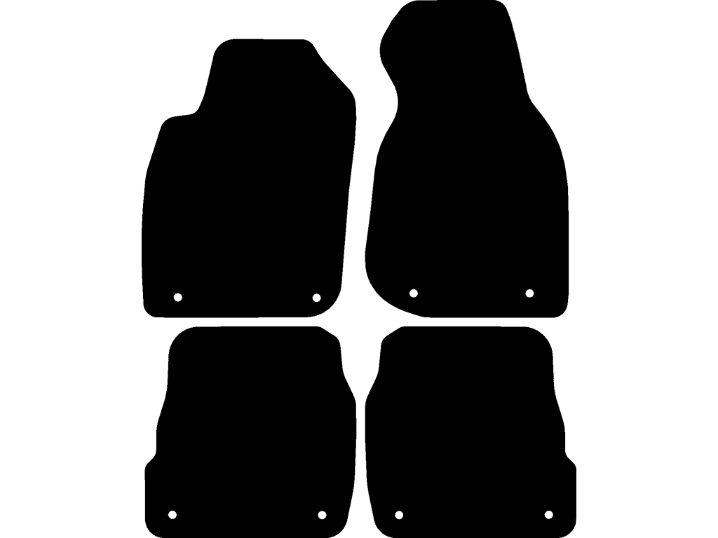 Avant / Limousine | Bevestigingssysteem: Clips (met oog) | Met bevestiging op de achtermatten