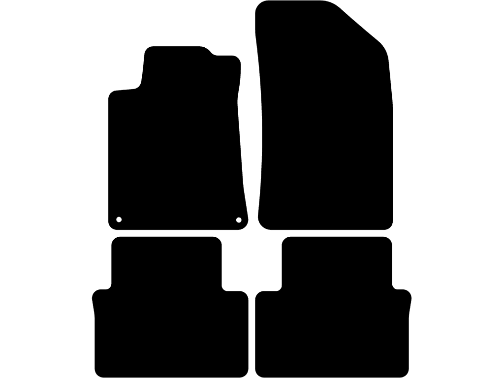 Berline / SW | Twee losse achtermatten | Variant 1