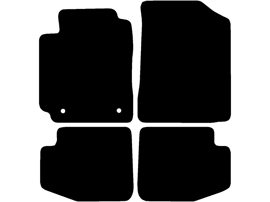 1 | 3-deurs | Variant 1 | Bevestigingssysteem: Clips 14mm