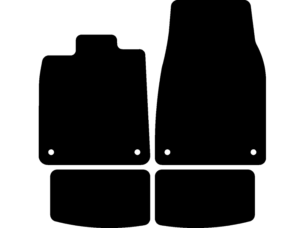 Automatten voor Porsche Taycan 2020 - 2026