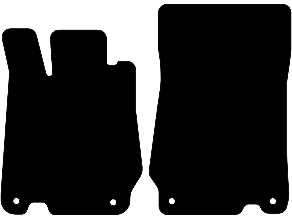 Bijrijder met bevestigingen | Bevestigingssysteem: Clips (met ovaal oog) met schroef