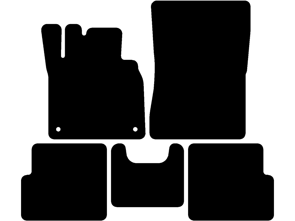 Achtermat met cupholder