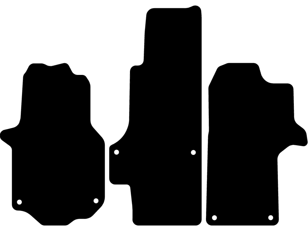 Enkele passagiersstoel | Zonder extra verwarming in de vloer | Conventionele parkeerrem