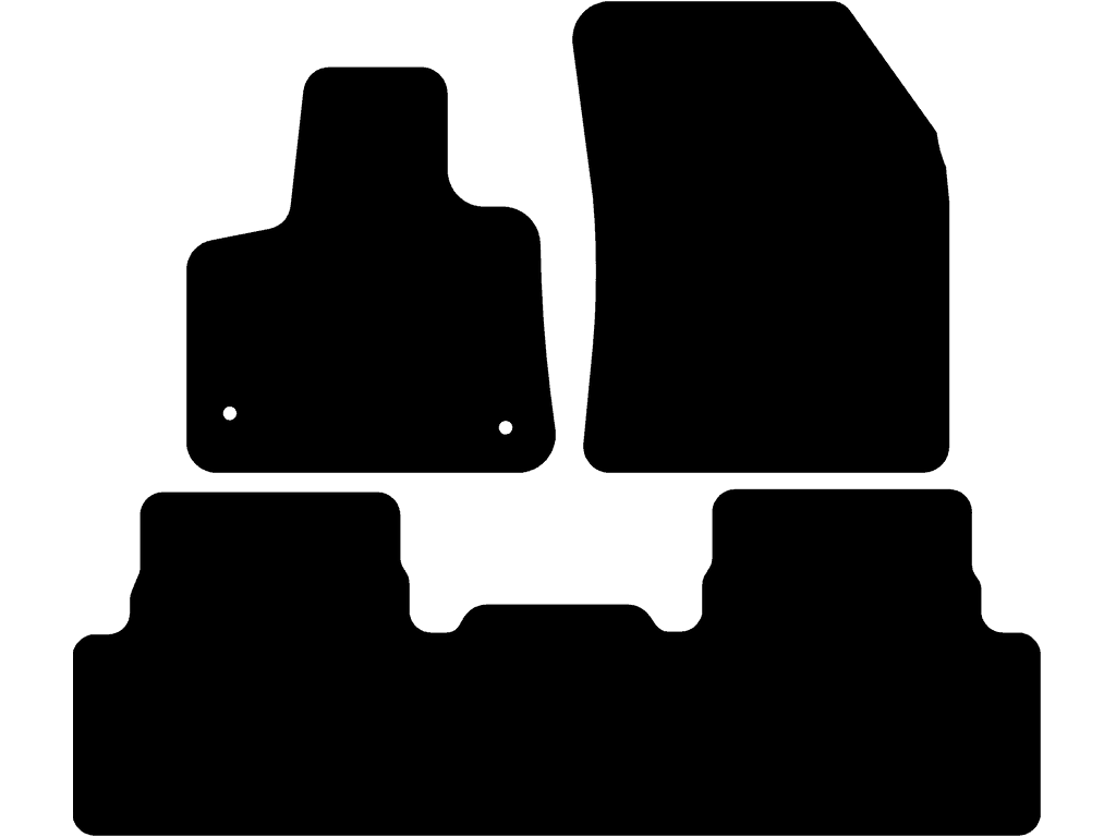 C5 Aircross | Benzine/Diesel | Doorlopende achtermat