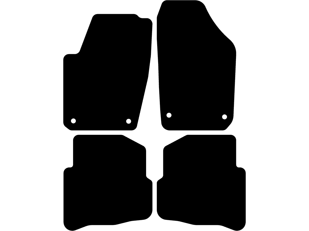 Automatten voor Volkswagen Polo 9N/9N3 2001 - 2009