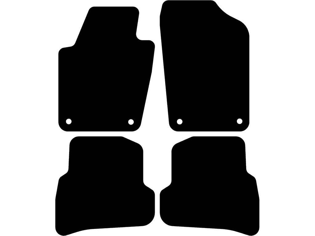 Automatten voor Volkswagen Polo 6C/6R 2009 - 2017