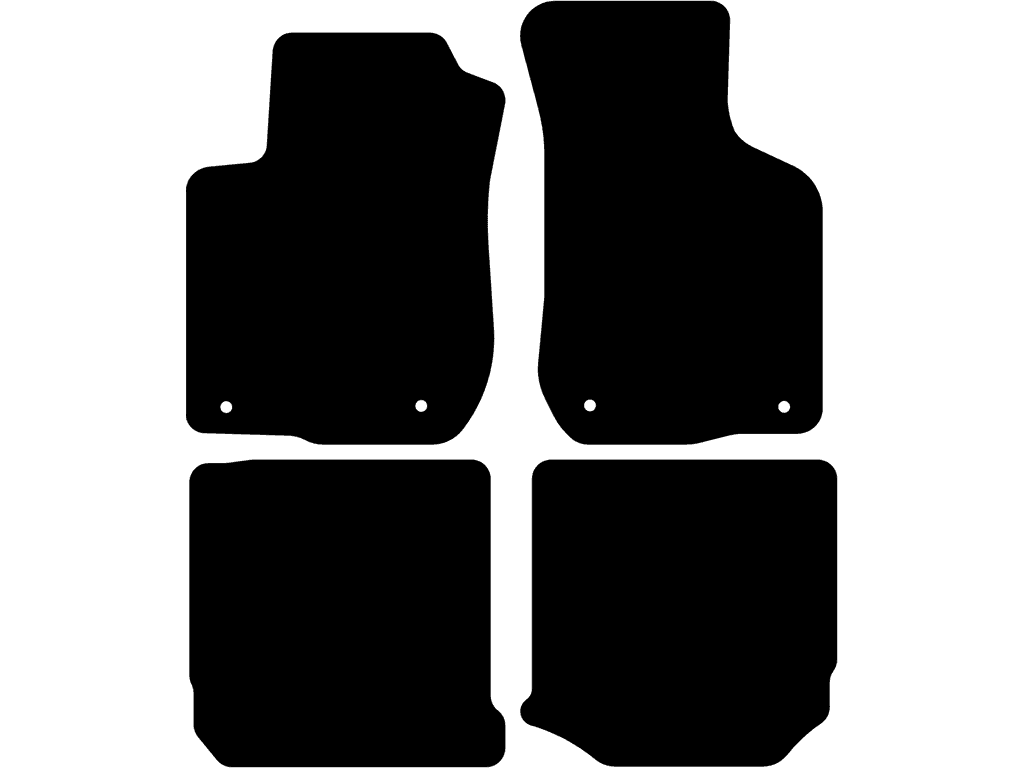 Zonder bevestiging op de achtermatten | Bevestigingssysteem: Anker