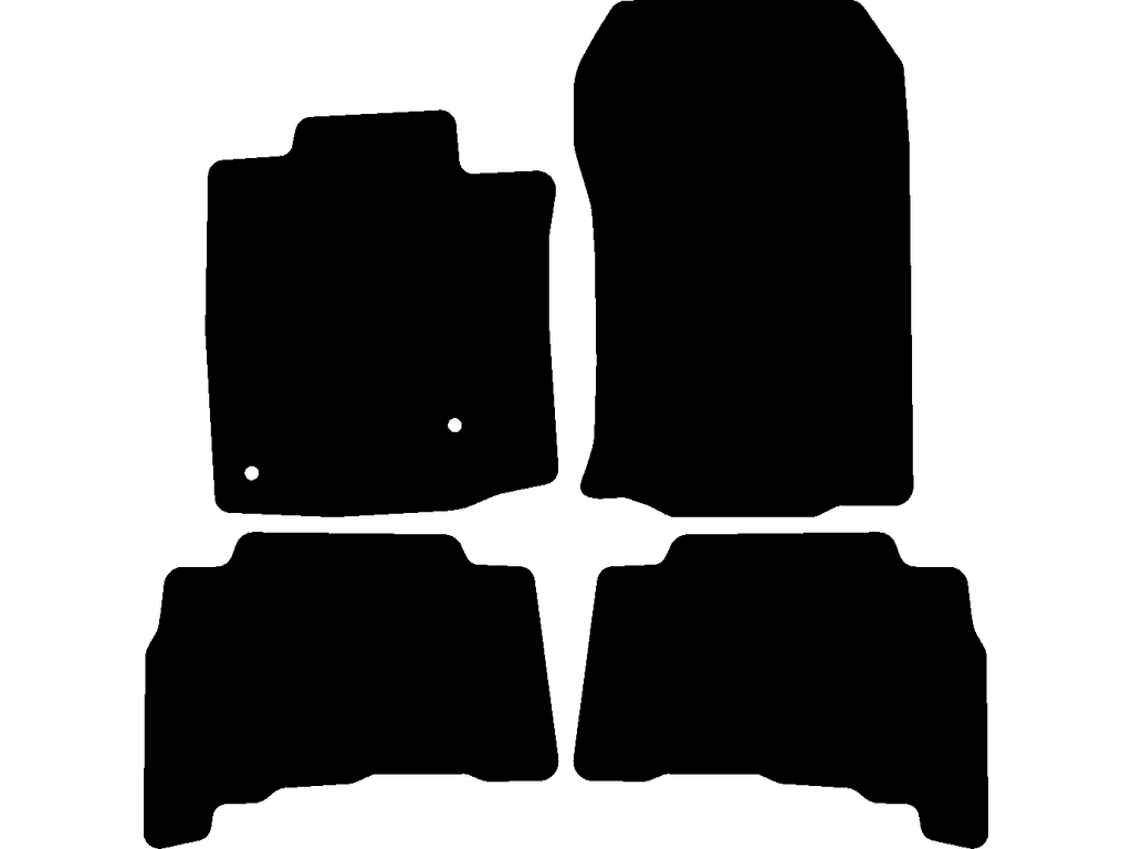 Afstand bevestigingspunten (bestuurder) 27,7 cm