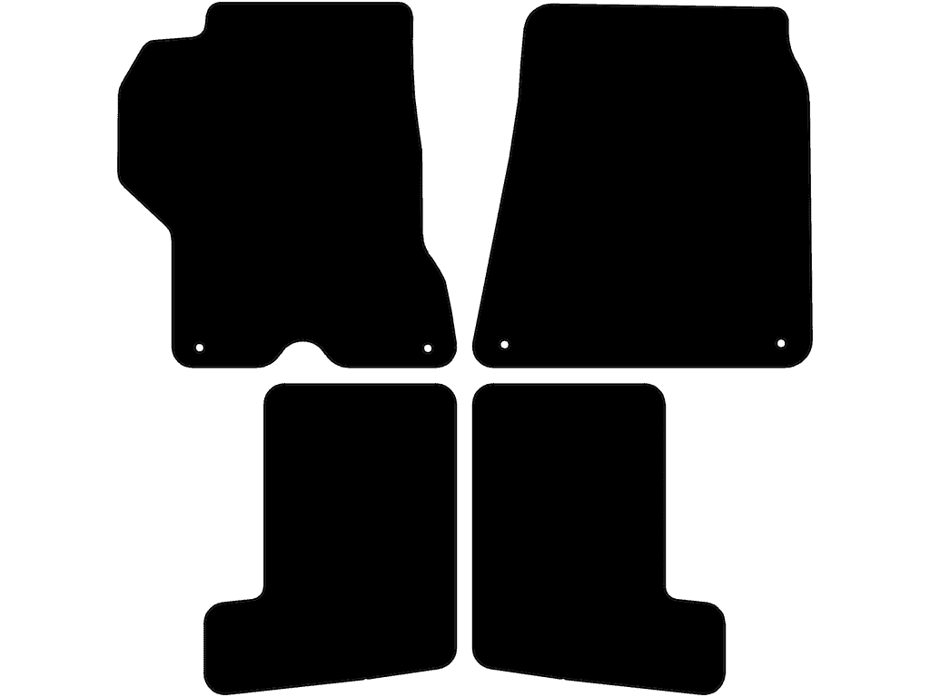 Brandstof/kofferbak knop op de vloer | Bevestigingssysteem: Drukknop