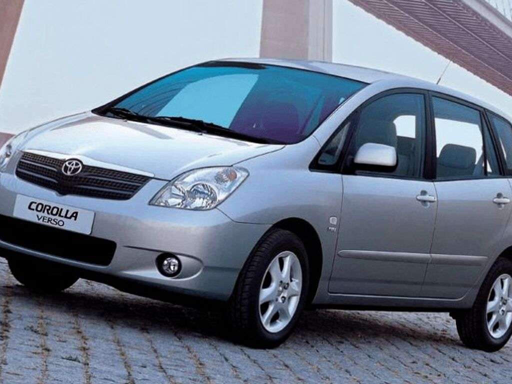 Automatten voor Toyota Corolla Verso 2002 - 2004