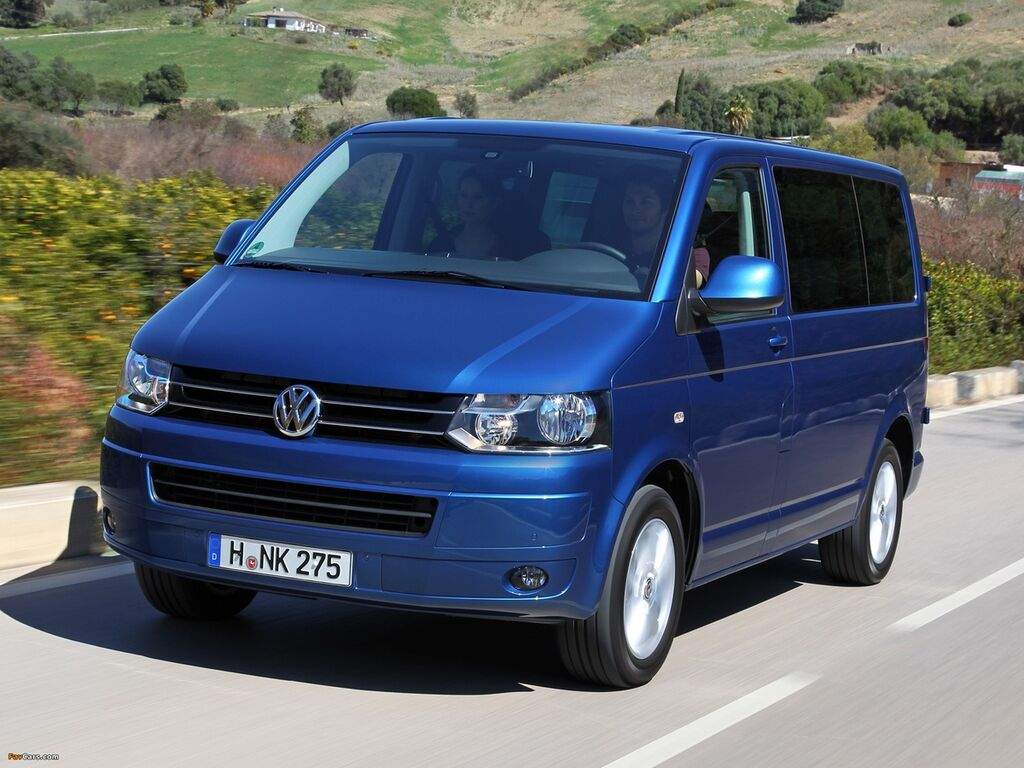 Automatten voor Volkswagen Transporter T5 Caravelle 2003 - 2015