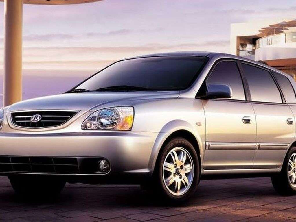 Kofferbakmat voor Kia Carens 2002 - 2006