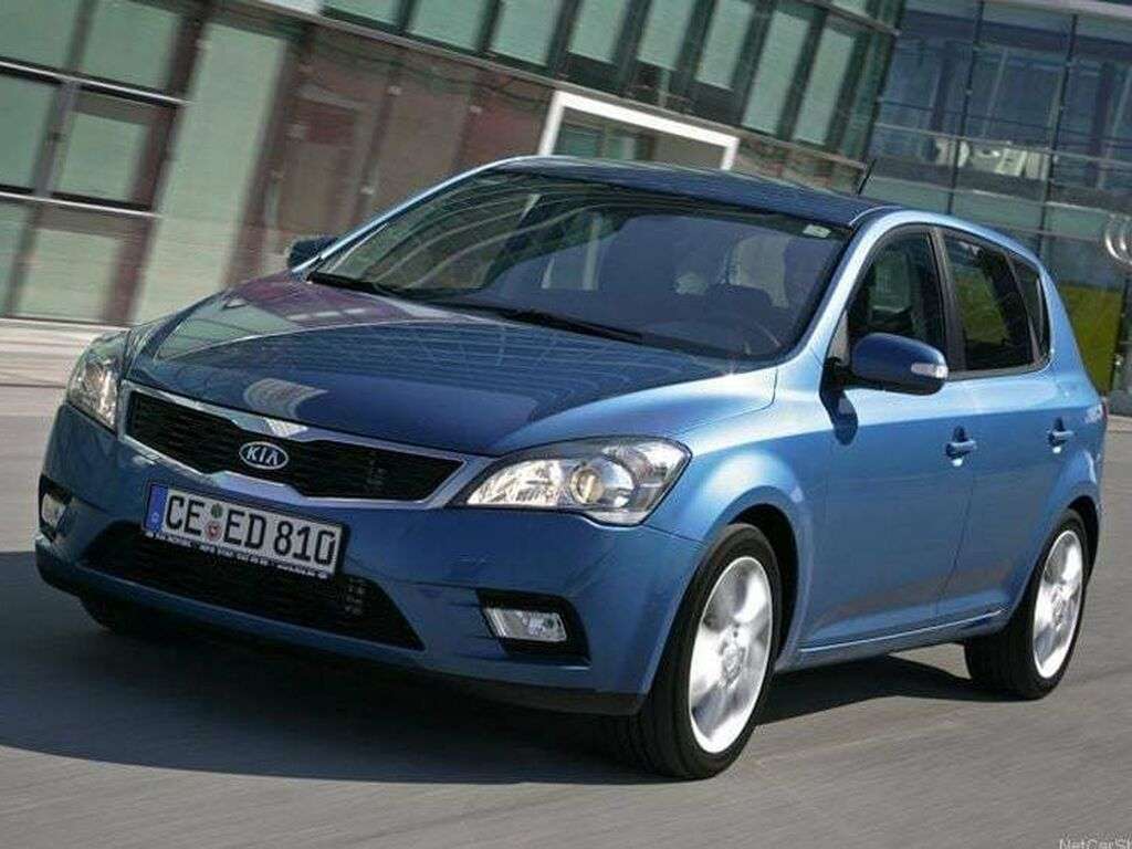 Kofferbakmat voor Kia Ceed 2009 - 2012