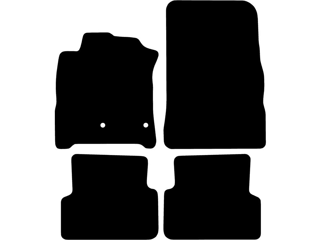 Afstand bevestigingspunten (bestuurder) 20,4 cm